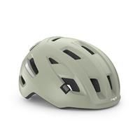 MET E-Mob Urban Cycling Helmet, Matt Moss Gray, Size 56-58cm