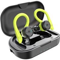 Headphones True Wireless Earbuds with APEKX Bluetooth IPX7 Green