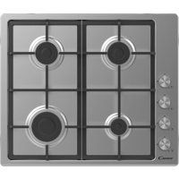 Candy 4 Gas Burner Hob 60cm Stainless Steel
