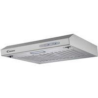 Candy CFT610/5S 60 cm Visor Cooker Hood - Silver - C Rated