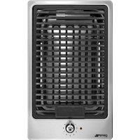 Smeg PGF30B 31cm Domino Lava Stone Grill