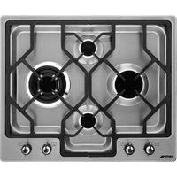 SMEG Classic PGF644 Gas Hob  Stainless Steel