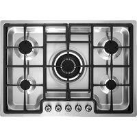 Smeg PGF754 Classic Stainless Steel Ultra Low Profile 72cm Gas Hob