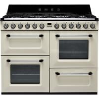 Smeg TR4110P1 Victoria Traditional 110cm Dual Fuel Range Cooker - Cream