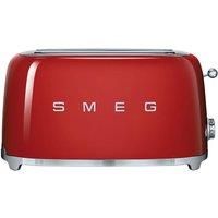 SMEG TSF02RDUK 4-Slice Toaster - Red