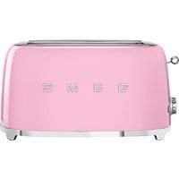 SMEG TSF02PKUK Chrome 4 Slice Retro 50s style Toaster Wide slots NEW Unboxed