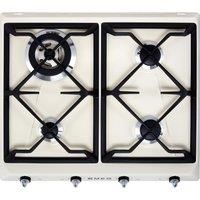 Smeg SR964PGH Victoria Built In 60cm 4 Burners Gas Hob Cream