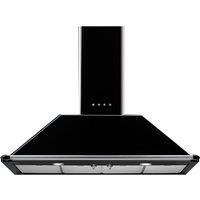 Smeg KT110BLE 110cm Chimney Cooker Hood, Black