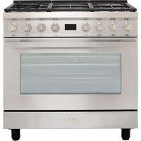 Smeg CPF9GPX Portofino 90cm Dual Fuel Range Cooker  Stainless Steel