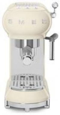 Smeg Espresso Coffee Machine 50's Retro Cream- ECF01CRUK -Return-30 Day Warranty