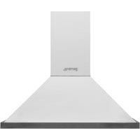 Smeg Portofino KPF9WH 90 cm Chimney Cooker Hood - White