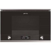 Smeg Linea MP122N1 Integrated Microwave Oven in Black