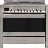 Smeg A281 Opera 100cm Dual Fuel Range Cooker  Stainless Steel