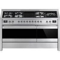 Smeg A5-81 Dual Fuel Range Cooker-Stainless Steel