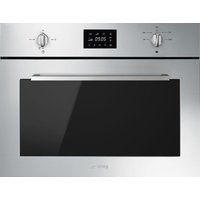 Smeg SF4400MX Cucina 45cm Height Compact Combination Microwave Oven  Stainless Steel