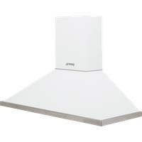 Smeg Portofino KPF12WH 120 cm Chimney Cooker Hood - White - A+ Rated