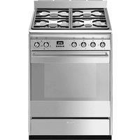 SMEG SUK61MX9 60 cm Dual Fuel Cooker  Stainless Steel