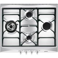 SMEG SR264XGH2 Plan Cooking Recessed 60 CM Stainless 4 Burners Warranty 5 Years