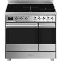 SMEG C92IPX9 90 cm Electric Induction Range Cooker  Stainless Steel