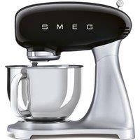 SMEG SMF02BLUK BLACK Retro 50s Stand Food Mixer Whisk New