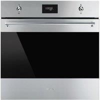 Smeg Classis SFP6301TVX Stainless Steel and Eclipse Glass Single Built In Electric Oven