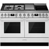 Smeg Portofino CPF120IGMPWH Free Standing Range Cooker in White