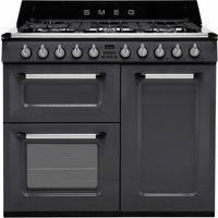 Ex Display Smeg TR103GR Grey 100cm Dual Fuel Range Cooker (JUB-1556)