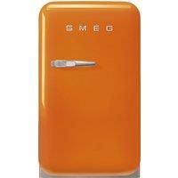 Smeg FAB5ROR5 Right Hand Hinge Mini Bar Free Standing Larder Fridge 34 Litres