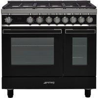 Smeg CPF92GMA Portofino Dual Fuel Range Cooker  Anthracite