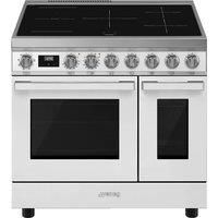 Smeg CPF92IMWH Portofino Electric Induction Range Cooker  White