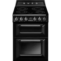 Smeg Victoria TR62IBL2 Black Electric Cooker with Double Oven