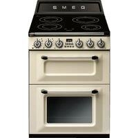 Smeg Victoria TR62IP2 Cream Induction Elec Cooker Double Oven