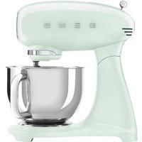 Smeg SMF03PGUK Full Colour Stand Mixer, 50/'s Style, 10 Speed Settings, 800W, Pastel Green