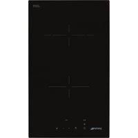 Smeg 30cm Domino Frameless Ceramic Hob - Black SE232TD1