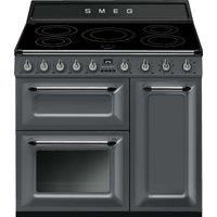 Smeg Victoria TR93IGR2 Slate Grey 90cm Induction Range Cooker