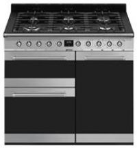 Smeg Symphony SY103 100cm Dual Fuel Range Cooker - Stainless Steel - A/B Rated