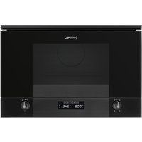 MP122B3 Black Glass Linea Built-In Microwave With Grill
