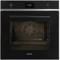 Smeg Cucina SFP6401TB Built In Electric Double Oven with Pyrolytic Cleaning - Black - A+ Rated, Black