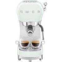 Smeg ECF02PGUK Espresso Coffee Machine With Steam Wand -  Pastel Green