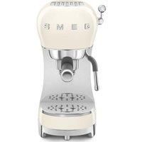 Smeg ECF02CRUK 50's Retro Espresso Coffee Machine Cream