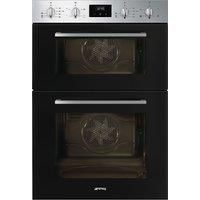 Smeg Cucina Built In Double Oven - Black DOSF400B