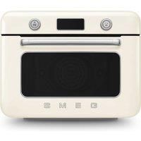Smeg COF01CRUK Countertop 10in1 Retro 50 s Multifunction Oven - Cream