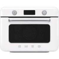 Smeg COF01WHUK Countertop 10in1 Retro 50 s Multifunction Oven - White