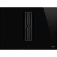 Smeg Universal HOBD472D2 70cm Venting Induction Hob - Black - For Ducted Ventilation, Black