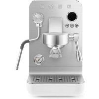 Smeg Emc02Whmuk Mini Pro Espresso Coffee Machine - White