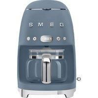 Smeg 50's Retro DCF02SBMUK Filter Coffee Machine with Timer - Matte Storm Blue, Blue