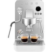 Smeg Mini Pro EMC02WHMUK Espresso Coffee Machine - Matte White, White