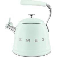 SMEG STOVE TOP WHISTLING KETTLE RETRO 50'S STYLE IN PASTEL GREEN WKF01PG