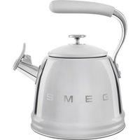 SMEG WKF01SS RETRO 50'S STYLE STOVE TOP WHISTLING KETTLE IN STAINLESS STEEL