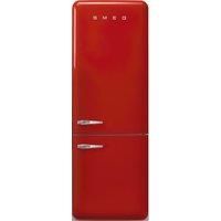 Smeg 50s Style Retro Right Hand Hinge FAB38RRD6 205cm High Frost Free Fridge Freezer - Red - D Rated, Red